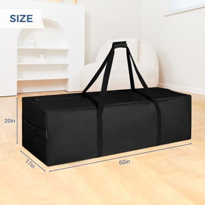 COOLBEBE 60" Sports Duffle Bag - 332L Extra Large Travel Duffel Luggage Bag - size: 60" x 17" x 20"