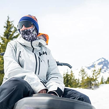 BLACKSTRAP Hood Balaclava Face Mask – Cold Weather Ski Mask, Breathable, Moisture-Wicking, and Helmet-Compatible - color: Commando Storm