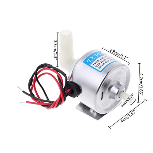 18W 40DCB Fog Machine Oil Pump 220V-240V Brass Fog Smoke Machine Oil Pump 600W 900W 50HZ Stage Party Power Pump Parts, Gold