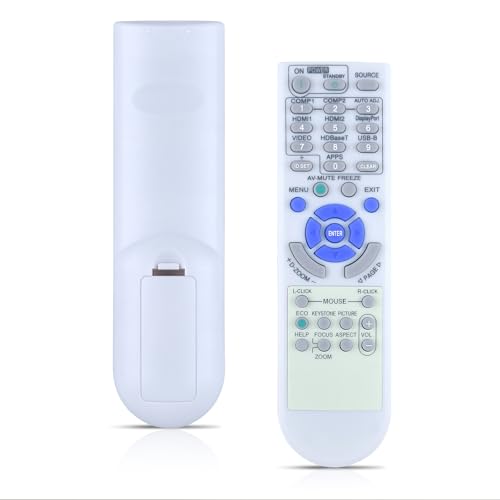RD-472E New Replaced Remote Control fit for NEC Projector P502H P452H P502W P452W P554U P474U P554W P474W P604X P603X NP-P603X NP-P502H NP-P452H NP-P502W NP-P554U NP-P474U NP-P554W NP-P474W
