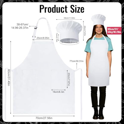 5 Pcs Mouse Costume Set for Couple,Cartoon Chef Costume Accessories with Apron, Hat, Bow Tie, Mouse Headband and Tail for Women Men Cosplay Halloween