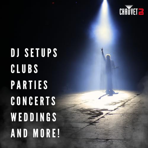 CHAUVET DJ GigBAR 3 ILS DJ Lighting System, All-In-One Party Lights with LED Derby, RGB+UV Wash Lights & Strobe Effects, Portable Stage Lighting Kit with Wireless DMX, ILS Control, Tripod & Carry Bags