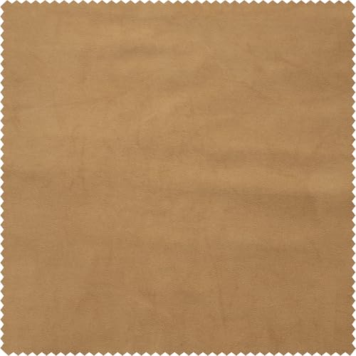 HPD Half Price Drapes Extra Wide Signature Blackout Velvet Curtains 120 Inch Long 1 Panel, 4-Pass Hotel Blackout Lined Window Curtains Thermal Blackout Curtains for Bedroom 100W x 120L, Amber Gold - color: Amber Gold, size: 100"W x 120"L (Pack of 1)