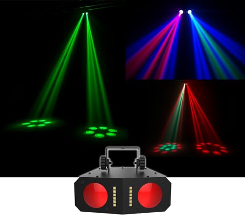 Audiosavings Bundle (1) Chauvet DJ Duo Moon Moonflower/Strobe Effect Lighting Fixture for Church Stage (Items 1)