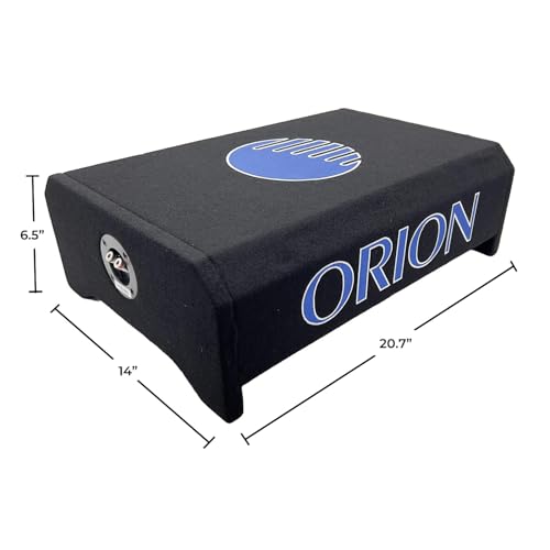 ORION CDF12 Cobalt 12" Passive Down-Firing Subwoofer Enclosure, 1500W Max | 1500W Max, 500W RMS, Down-Firing, Shallow Mount, Slim Sealed, Air-Tight - style: 12 Inch - 1500 Watts Passive