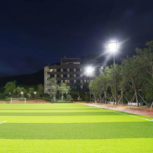 2 Pack 300W LED Flood Light Outdoor,2000W Equivalent 36000LM 6000K Daylight White Super Bright FloodLight with Plug,IP66 Waterproof Commercial Lighting for Sports Fields,Counts,Arena,Stadium - size: 300w-2pack