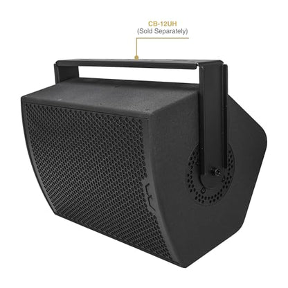 Sound Town Mode Audio 12-Inch High-Fedelity Full-Range Loudspeaker, with Italian-Made FaitalPRO Neodymium Driver, Birch Plywood, U Bracket, Black (CB-12) - color: Off-Black, size: 12"