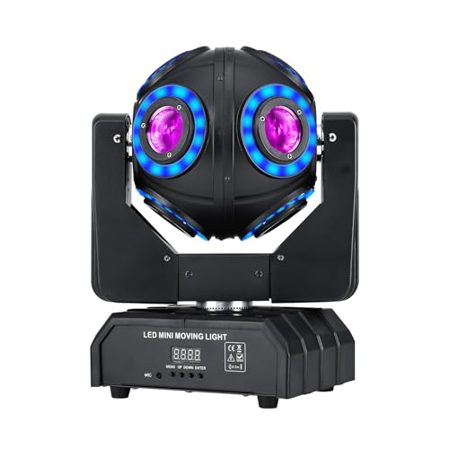 Moving Head Light with Halo Beam 8X15W LED Stage Lights - size: football light