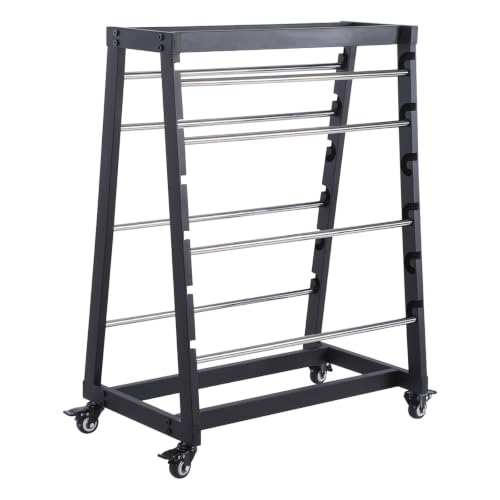 Spool Holder 8-Rod Wire Spool Rack with Wheels Adjustable Wire Cart 400lb Capacity for Electrical Industrial & Retail Use