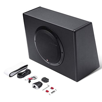 Rockford Fosgate Punch P300-10 Amplified 10" Subwoofer in Enclosure | All-in-One, Single Sub, Sealed and Powered by an Internal 300-Watt Amplifier - size: 10 Inches