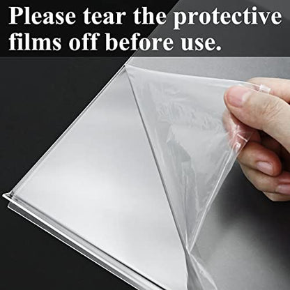Acrylic Sign Holder 8.5x11 Vertical,Clear Double-Sided Stand Plastic Picture Frames Paper Holder Menu Table Display Stand Flyer Document Holder Tabletop Sign Holder for Home, Store Office,2Pack - size: Vertical 2 Pack 8.5x11