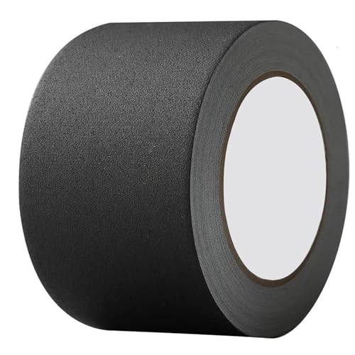 Gaffer Tape-3 Inch x 30 Yard,Gaffers Tape Black,Rubber Adhesive Leaves No Residue,Waterproof,Multipurpose,Easy to Tear,Great for Concerts, Weddings or More - color: Black