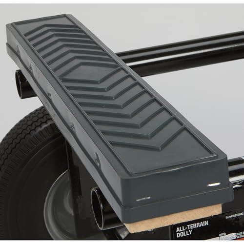 Klutch 6-Wheel All-Terrain Dolly, 1,200-Lb. Capacity | Rough-surface mobility, stable load support, controlled positioning, shop/jobsite use, durable steel construction