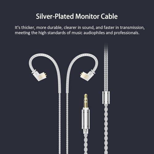 RitMoment IE10 Wired Earbuds - Professional IEM Earphones, Clear Sound & Deep Bass, Dual Magnetic Dynamic Driver, in Ear Monitors for Musicians, Audiophiles & Gamers (USB-C Plug with Mic, Black) - style: USB-C with Mic