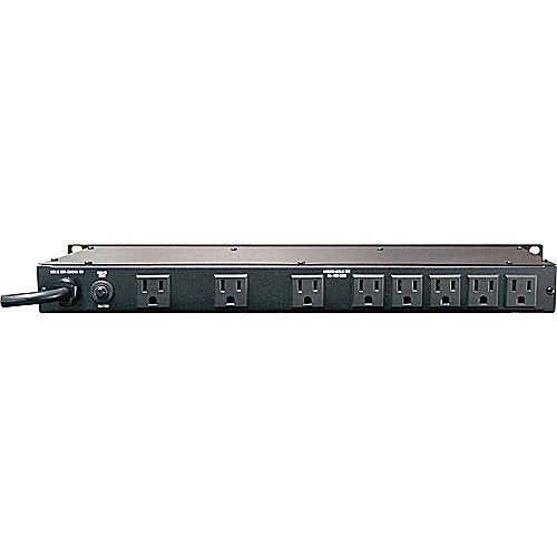 Furman M-8Lx Merit X Series 8 Outlet Power Conditioner & Surge Protector with Dual Rack Lights Plus (2) Hosa 18 Gauge Electrical Extension Cable