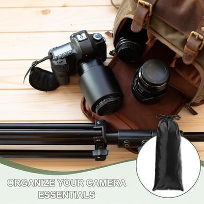 Tripod Case Bag, Nylon Tripod Storage Bag, Long Foldable Monopod Compact Carrying Organizer Pouch- Fitting for (Monopod/Light Stand/Umbrella/Travel) 24 x 6 In & 2 Pack & Black - size: 24 x 6 In
