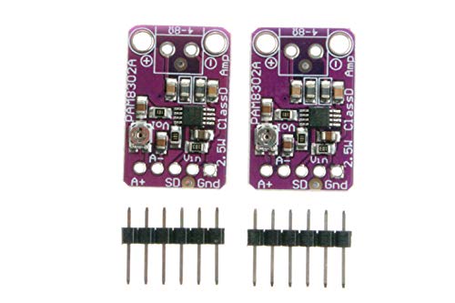 NOYITO PAM8302 2.5W Single Channel Class D Audio Power Amplifier Amp Development Board (Pack of 2)