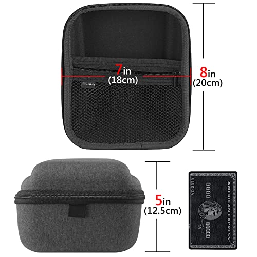 Geekria for Creators Microphone Case Compatible with Fifine AmpliGame A6V, A6T, A6B, A6W, A6TB, A6TP, A6VB, A6VW, Hard Shell Mic Carrying Case, Travel Protective Bag with Cable Storage