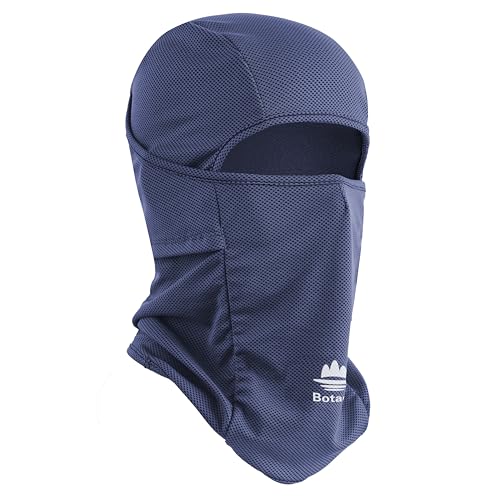 Balaclava Ski Mask, Sun Protection Breathable Face Cover Men Women - color: Navy