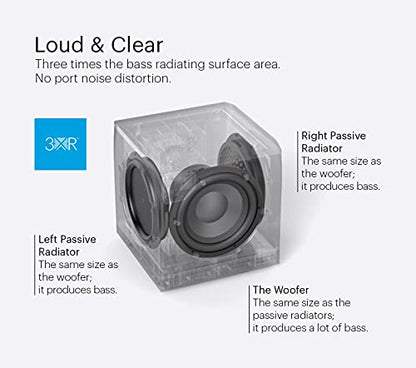Definitive Technology Descend DN10 10" Subwoofer, White | Digitally Optimized for Movies & Music, New 3XR Architecture, 500W Peak Class D Amp & (2) Pressure-Coupled 10" Bass Radiators - color: White, style: DN10