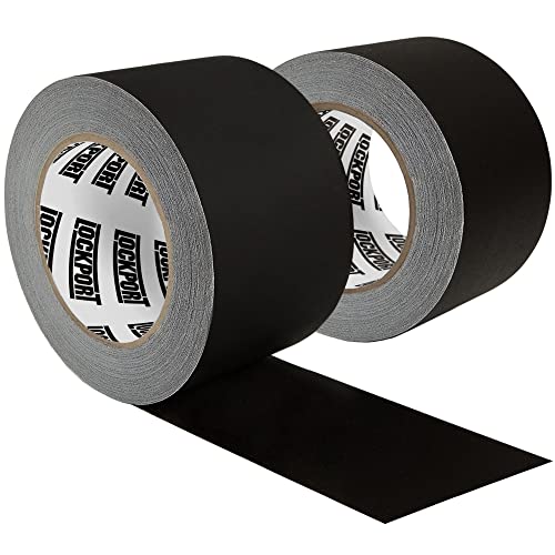 Black Gaffers Tape 3 inch x 30 Yards - 2 Pack Pro Grade Matte Gaff Tape | Extra-Wide, No Residue, Water Resistant, Non-Reflective, Easy Tear - Multipurpose for Photography Heavy Duty Gaffers Tape - style: 2-Pack