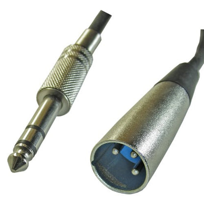 XLR to 1/4" Cable (50ft, XLR MALE-1/4" TRS) - color: XLR MALE-1/4" TRS, size: 50ft