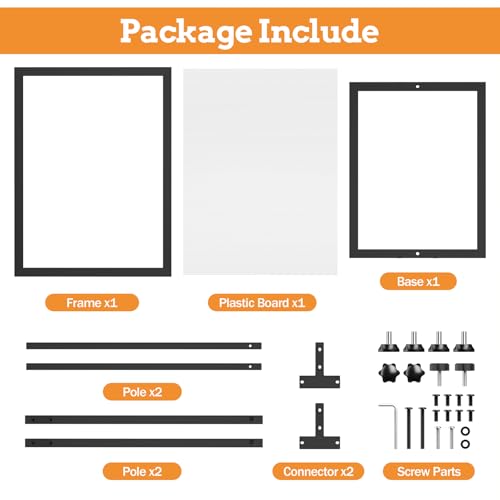 Sign Holder Floor Stand, 18x24 Inch Heavy Duty Pedestal Poster Banner Stand for Display, Metal Floor Standing Display - Double Sided Poster Stand for Business, Office, Trade Show, Mall Advertising