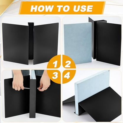 Blulu 2 Pcs 24 Inches Metal Floor Sign Stand Holder M Mount Holder Graphic Floor Standing Display Stand for Composite Foam Board, Acrylic Glass Sign, Base Only - size: 24 Inches