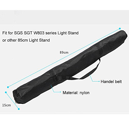 FocusFoto Portable Photo Studio 85cm/33.5inch Carrying Bag Storage Case with Strap for Tripod Monopod Umbrella Light Stand