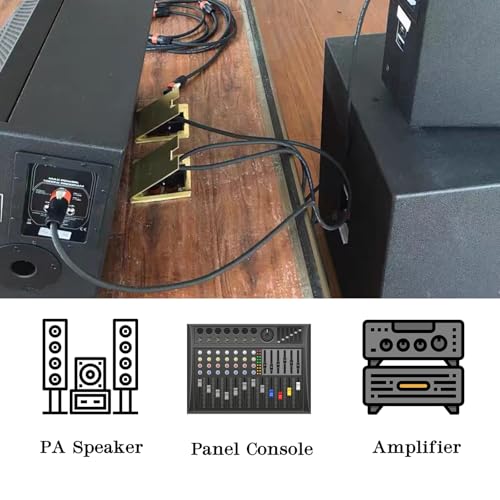 HBU Speakon Cable to Bare Wire - 10 Feet Open End with Twist Lock - 2-Packs | Compatible NL2FC Neutrik Speaker Cables for Pro Road Tour, Chuchero, Tweeters, Mids Wiring (2 Conductors, 16 Gauge) - size: 10 Feet (2-Packs), style: 2-Conductor Wiring