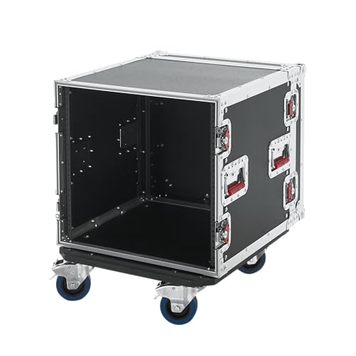Gator Cases G-TOUR Audio Road Rack with Heavy-Duty Casters and Tour Grade Hardware; 17" Rackable Depth, 10U (G-TOUR 10U CAST)