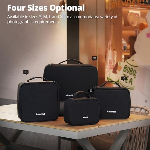 AMBITFUL Carrying Bag Zoom P7 for Photography Equipments with Large Capacity, Multi-functional Storage Case for Mini Drone and Other Accessories,with Thick Sponges - size: M /12.2"x9.8"x4.92"