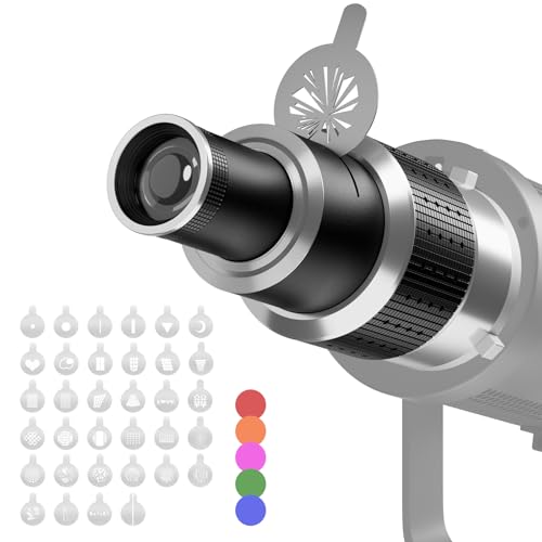 Soonpho Bowens Mount Optical Snoot Kit Spotlight GOBO Projector - size: Large