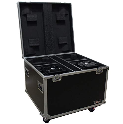 4 Space Moving Head Light Flight Case Quad Medium Road Case Harmony Cases