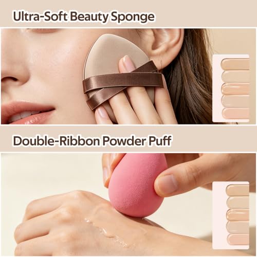 Makeup Brush Set 14PCS Professional-Complete Kit with Foundation,Eyeshadow,Blush&Lip Brushes-Soft Synthetic Bristles for Women&Beginners - color: C