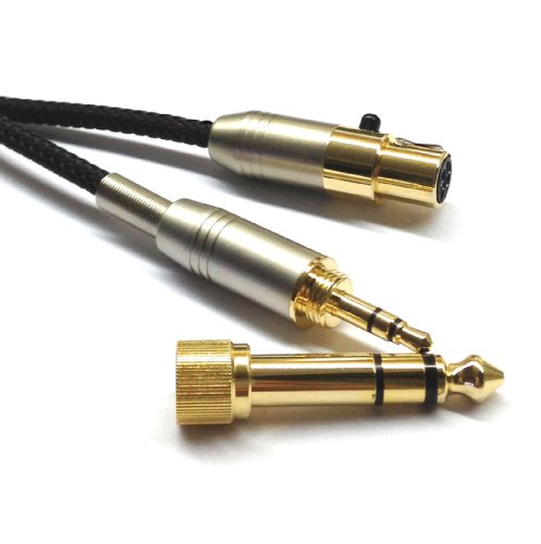 NewFantasia Replacement Audio Upgrade Cable Compatible with AKG K240, K240S, K240MK II, Q701, K702, K141, K171, K181, K271s, K271 MKII, M220, Pioneer HDJ-2000 Headphones 1.2meters/4feet - size: 1.2m