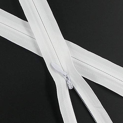 Leekayer 20PCS Invisible Nylon Coil Zipper,Clothing Zipper,DIY Sewing Tool | Leekayer 20PCS Invisible Nylon Coil Zipper,Clothing Zipper,DIY Sewing Tools for Craft Special(24 inch,White) - color: White, size: 24inch-20PCS