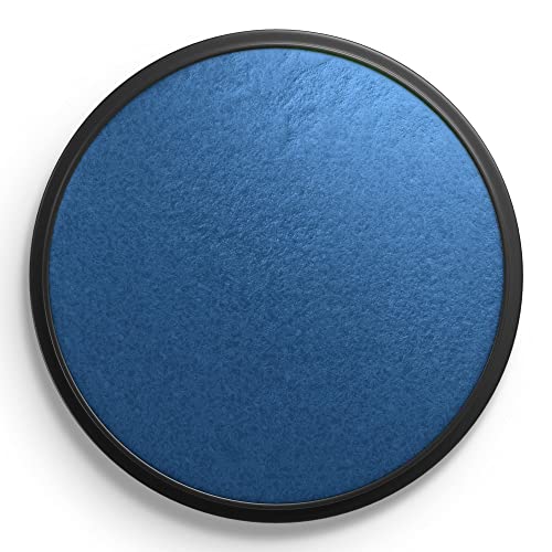 Snazaroo Metallic Face and Body Paint, 18.8g Pot, Electric Blue | Non-Toxic Hypoallergenic, Safe, Washable, Face & Body Paint for Halloween, Cosplay Costumes, Dress Up, Parties and Festivals - color: Electric Blue, style: 18.8g (0.66-oz) Pot
