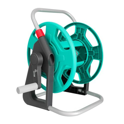Garden Water Hose Reel,Holds 50-60 Ft of 5/8" Hose | Portable Hose Holder for Outside - color: Green