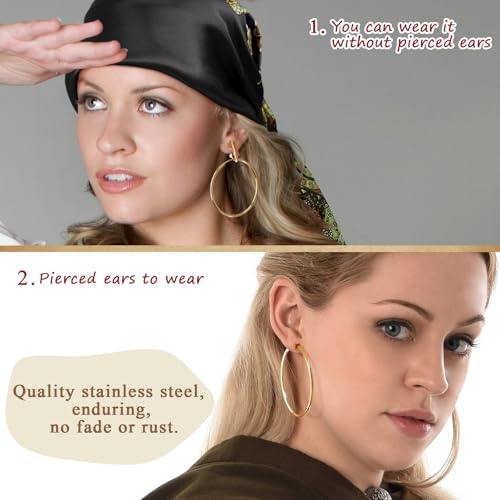 Women Pirate Costume Accessories Set|Headscarf Wrap Hat Sash Belt Cosplay Outfit With Stainless Steel Earring Necklace - style: 5 Pcs Pirate Set - Black Pirate Metal Necklace Set