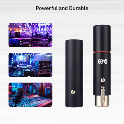 Cable Matters XLR Cable Tester, XLR Sniffer for Microphones and DMX | For DMX Lighting and Audio Equipment