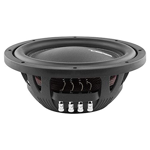 DS18 IXS10.4D Shallow Car Subwoofer - 10" 1000W MAX Power, 500W RMS, Dual Voice Coil, 4+4 Ohms Impedance (1 Speaker) - style: Dual 4-Ohms