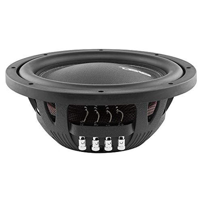DS18 IXS10.4D Shallow Car Subwoofer - 10" 1000W MAX Power, 500W RMS, Dual Voice Coil, 4+4 Ohms Impedance (1 Speaker) - style: Dual 4-Ohms