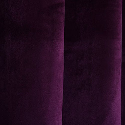 Cherry Home Set of 2 Blackout Velvet Energy Efficient Grommet Curtain Panel Drapes Lavender Purple 52Wx84L(2 Panels) Theater| Bedroom| Living Room| Hotel - color: Purple, size: 52"W x 84"L (Pack of 1)