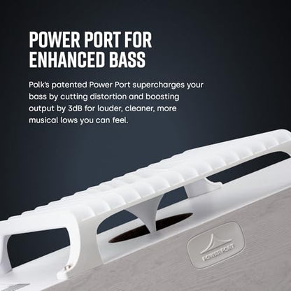 Polk Audio Signature Elite ES30 Center Channel Speaker, Elegant White - color: White, size: ES30