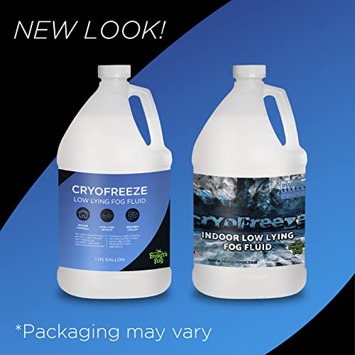 Froggys Fog - Cryofreeze – Low Lying Fog Fluid for Stage and Studio – Use in Fog Chillers, Ground Foggers and Low Lying Fog Generators