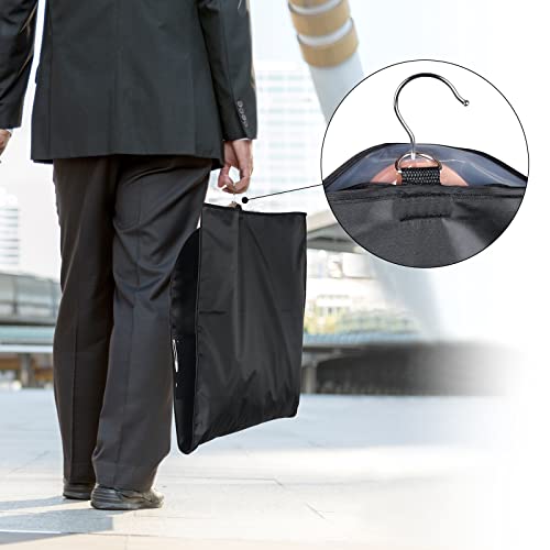 Univivi Garment Bag Suit Bag for Storage and Travel, 43 Inch, Set of 5 | Travel Bag with Zipper and Visible Transparent Window, Oxford Fabrics, Foldable Washable Suit Cover for Jacket, Suits, Coats - size: 24"X43"-5pcs - Oxford