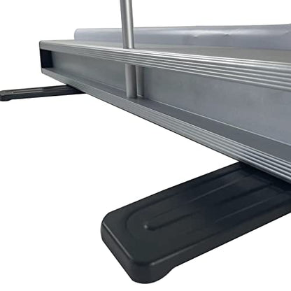 NANYANG 60"x80" Heavy Duty Retractable Roll Up Banner Stand，for business trade show,store sign display Stand with Padded Canvas Bag (Stand Only) - size: 63"x80-94"