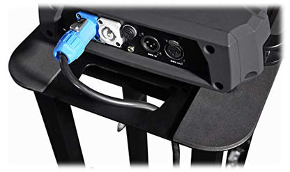 Rockville RTP32B Black Totem Moving Head Light Stand with Scrims and Bags - color: Black