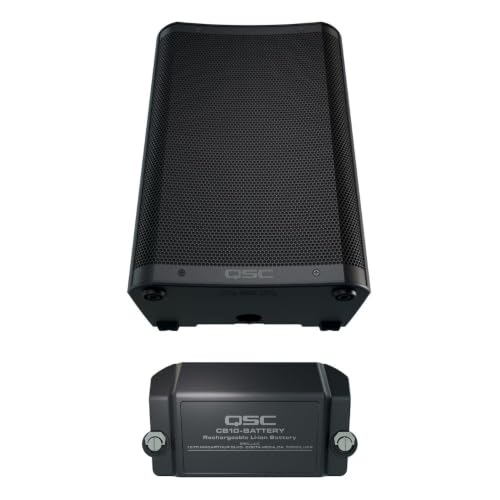 QSC CB10 Battery-Powered 10" Portable Loudspeaker Bundle with QSC CB10 Battery (4400mAh)